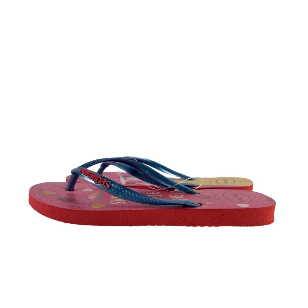 Havaianas‎ Girls Disney Princess Flip Flop Sandals Snow White Size 3Y / 4Y SLIM